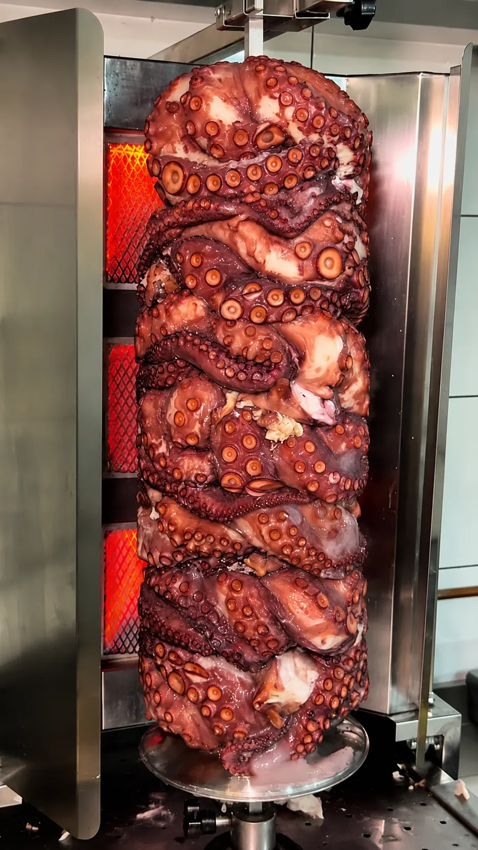 Kebab de pulpo